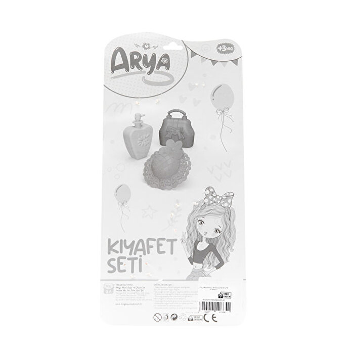 Arya Elbiseli Kıyafet Seti̇ Üçgen Desenli