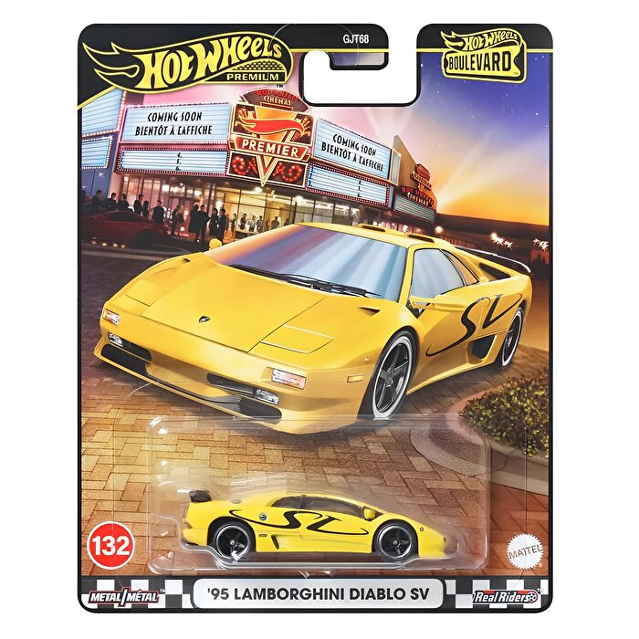 Hot Wheels Boulevard Premi̇um Arabalar 95 Lamborghini Diablo SV JBL13