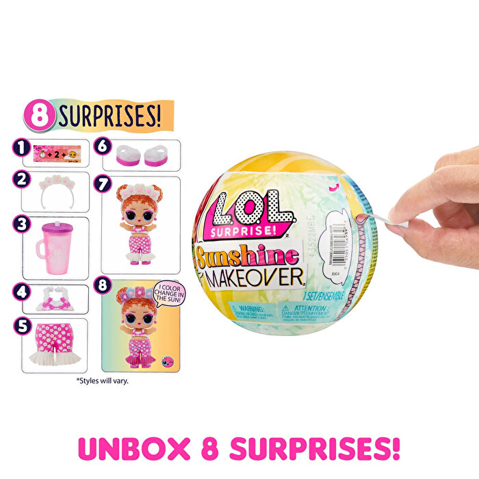 L.O.L. Surprise Sunshine Makeover Sürpriz Bebeği