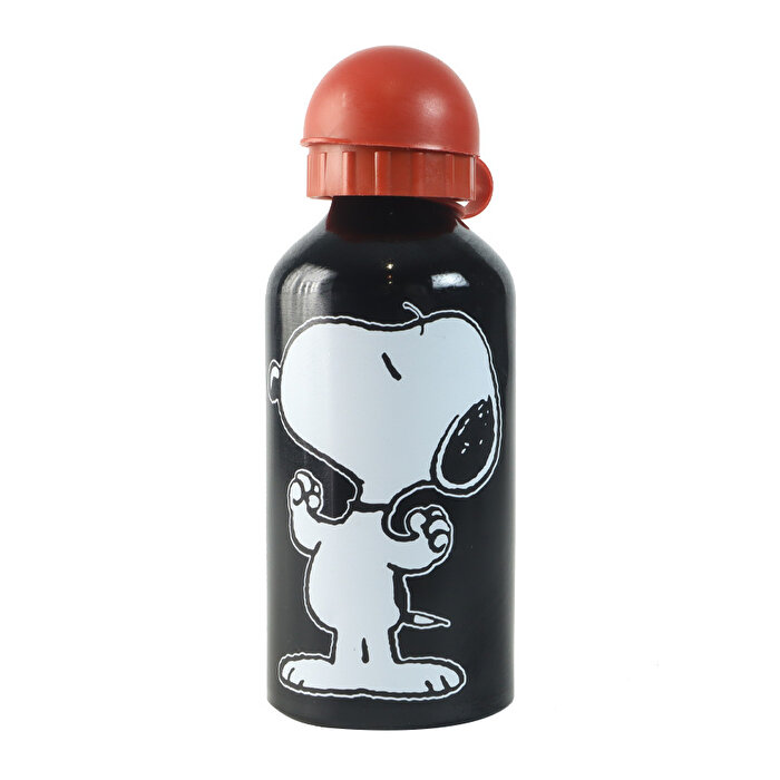 Snoopy 500ml Kahverengi Kapaklı Matara