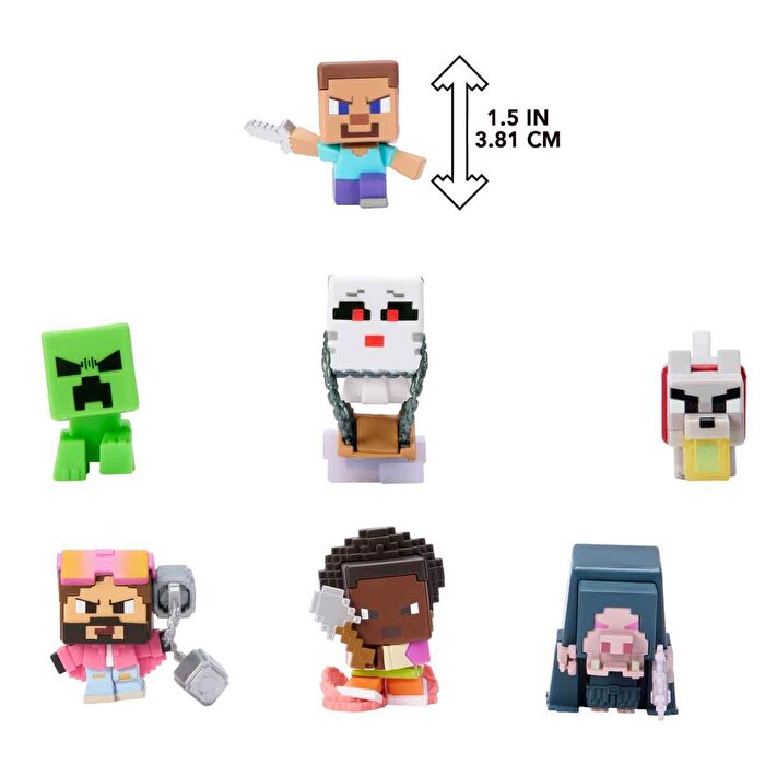 Minecraft Filmi Overworld Battle 7’li Aksiyon Figür Seti JFM3