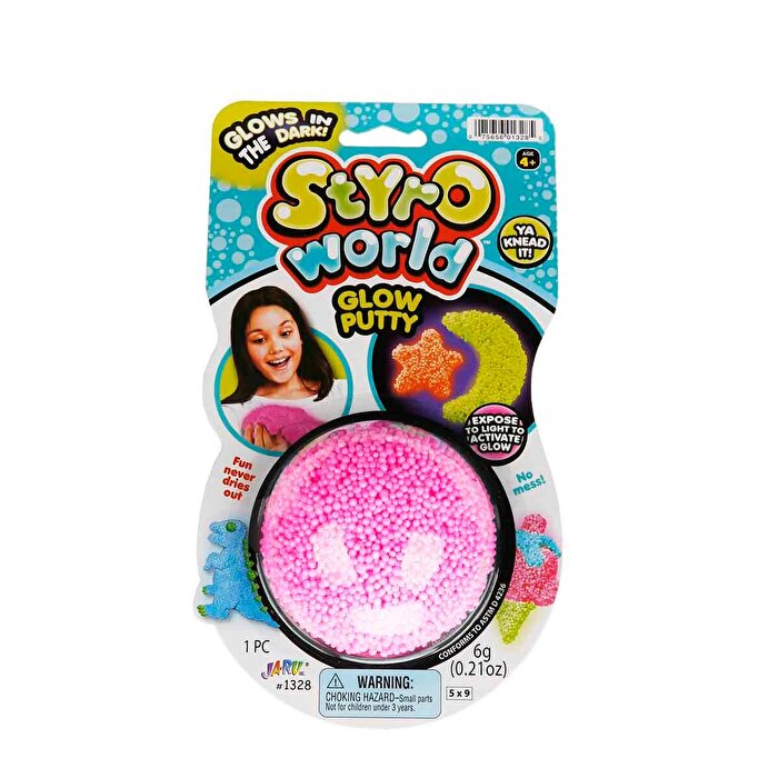 Karanlıkta Parlayan Köpük Top Pembe