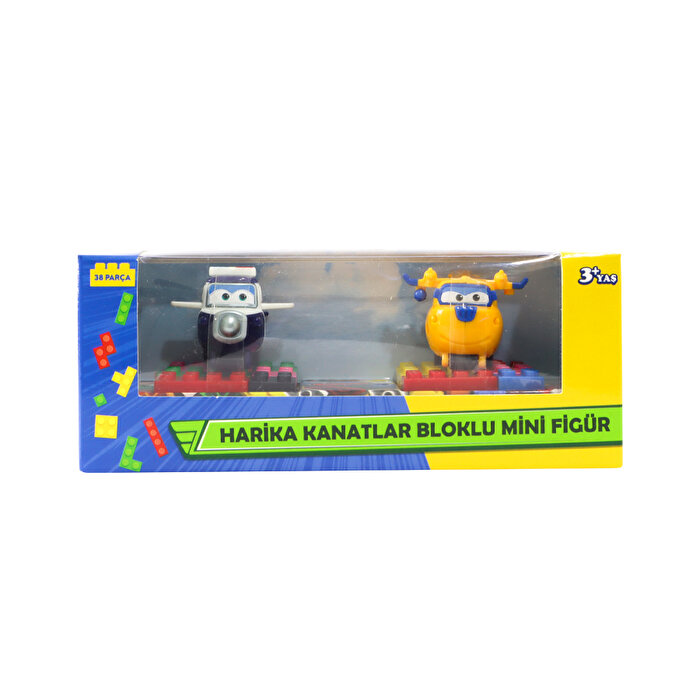 Harika Kanatlar Bloklu Mini Figür Donnie ve Paul 2'li Set