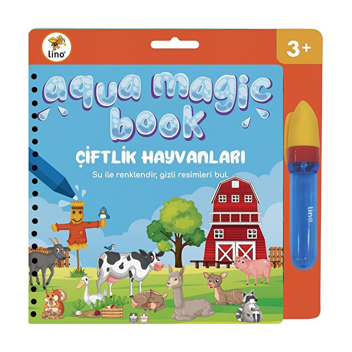 Aqua Magic Sihirli Boyama Kitabı Çiftlik Hayvanları
