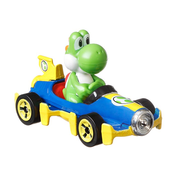 Hot Wheels Mario Kart Karakter Araçlar Yoshi Mach 8 Kart GLP39