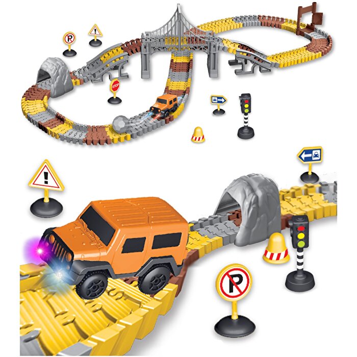 İnşaat Tracks Yol Set 192 Parça