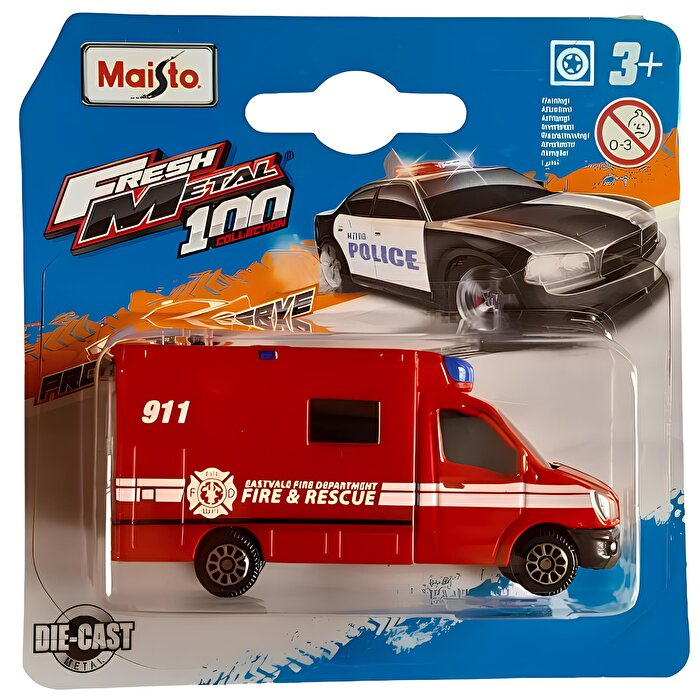 Maisto Fresh Metal Araçlar 911 Fire Rescue
