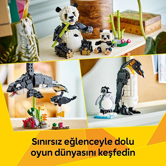 LEGO Creator 3'ü 1 Arada Vahşi Hayvanlar: Panda Ailesi 31165