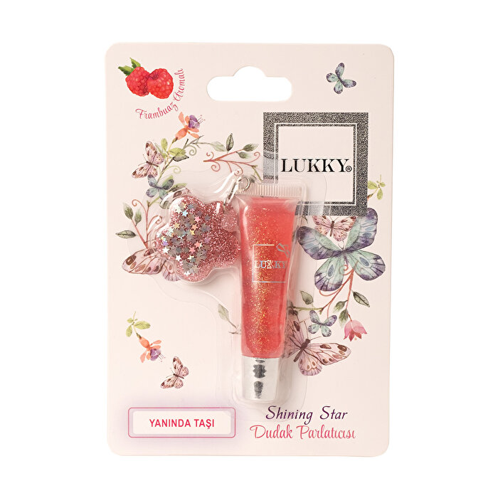 Lukky Simli Ahududu Aromalı Dudak Parlatıcısı