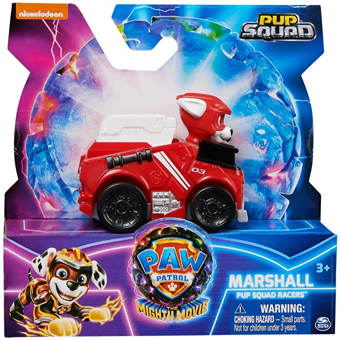 Paw Patrol The Mighty Movie Pup Squad Racers Marshall