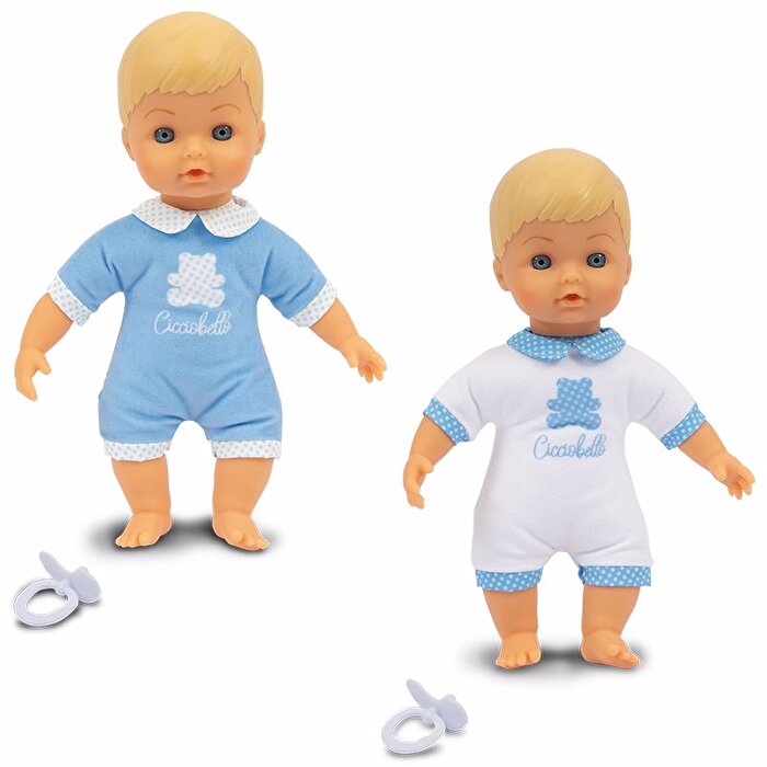 Cicciobello Yumuş Bebek 24 cm Beyaz Tulum