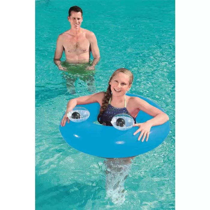 Bestway Gözlü Mavi Yüzme Simidi 91 Cm