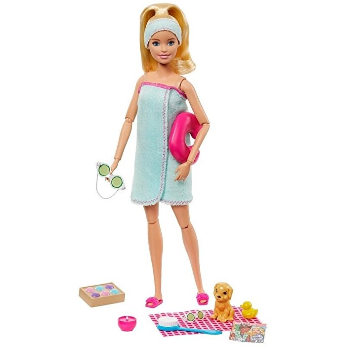 Barbie Wellness Barbie'nin Spa Günü Bebekleri Spa Temalı GJG55