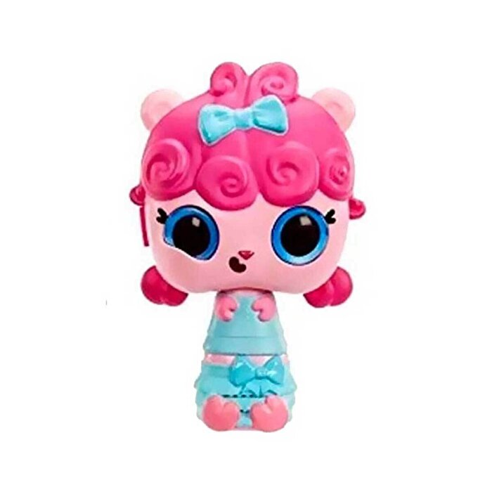 Pop Pop Sürpriz Saçlar 3'ü 1 Arada Pembe Saçlı Turkuaz Kurdelalı