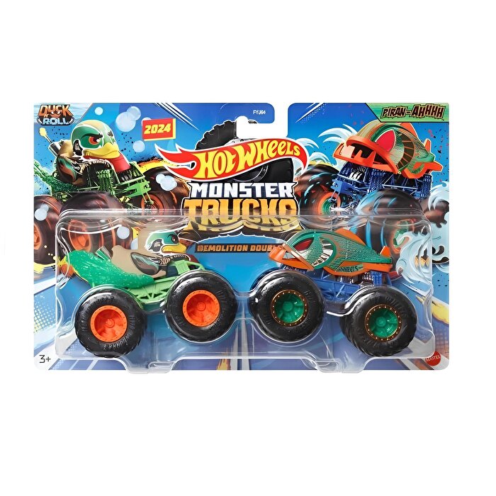 Hot Wheels Monster Trucks Güçlü İkili 1:64 Arabalar Duck N' Roll HWN54