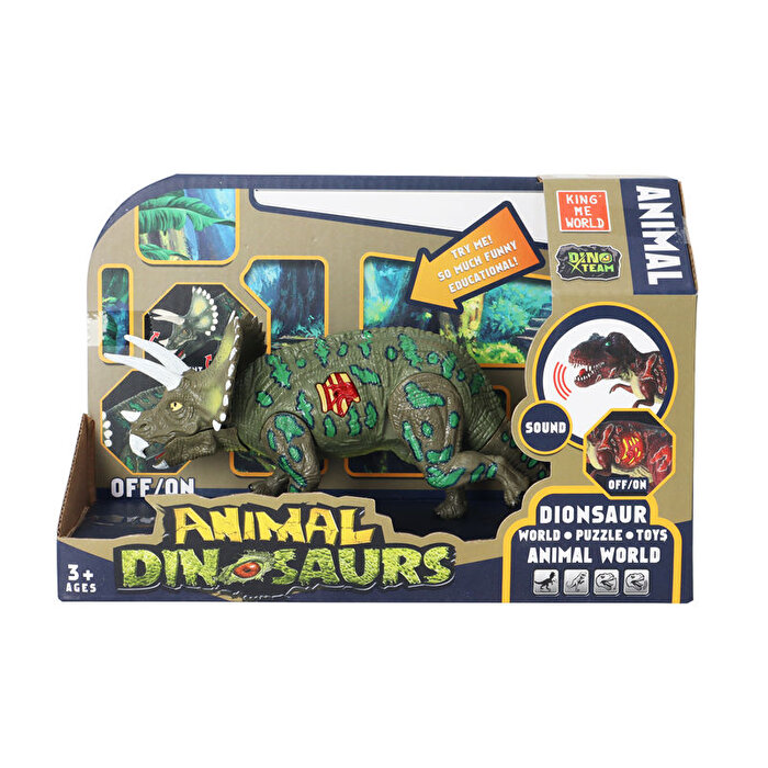 Animal Dinosaurs Serisi Sesli Işıklı Dino A5