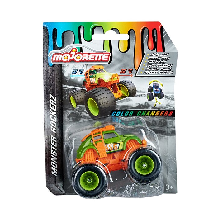 Majorette Monster Rockerz Renk Değiştiren Araçlar Volkswagen Beetle
