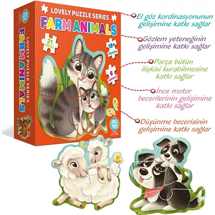 Lovely Puzzle Çiftlik Hayvanları
