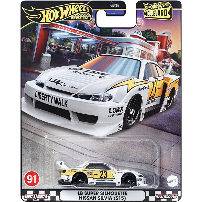Hot Wheels Boulevard Premium Arabalar LB Super Silhouette Nissan Silvia S15 HRT64