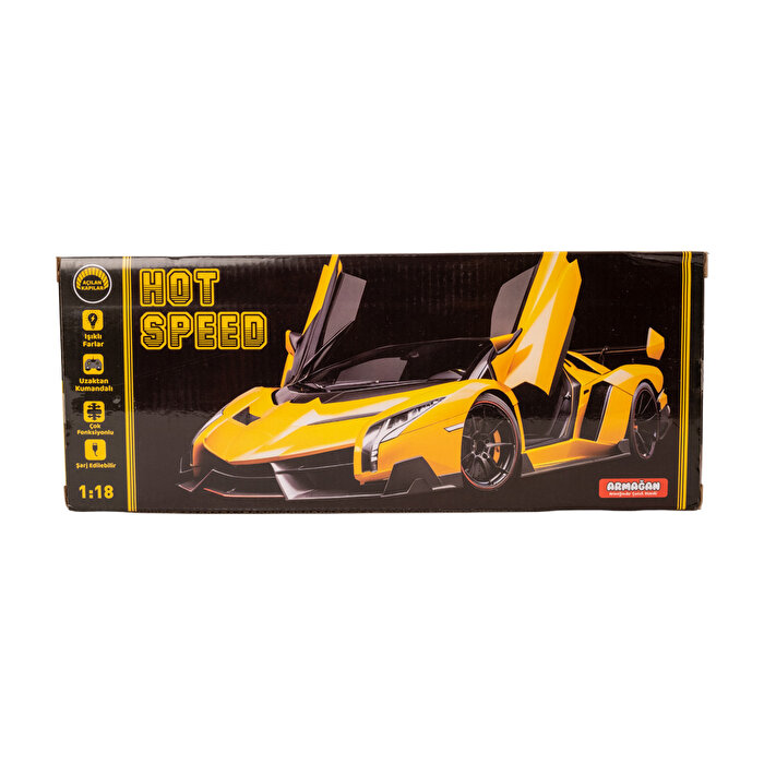 1:18 Full Fonksiyon Uzaktan Kumandalı Araba Kırmızı