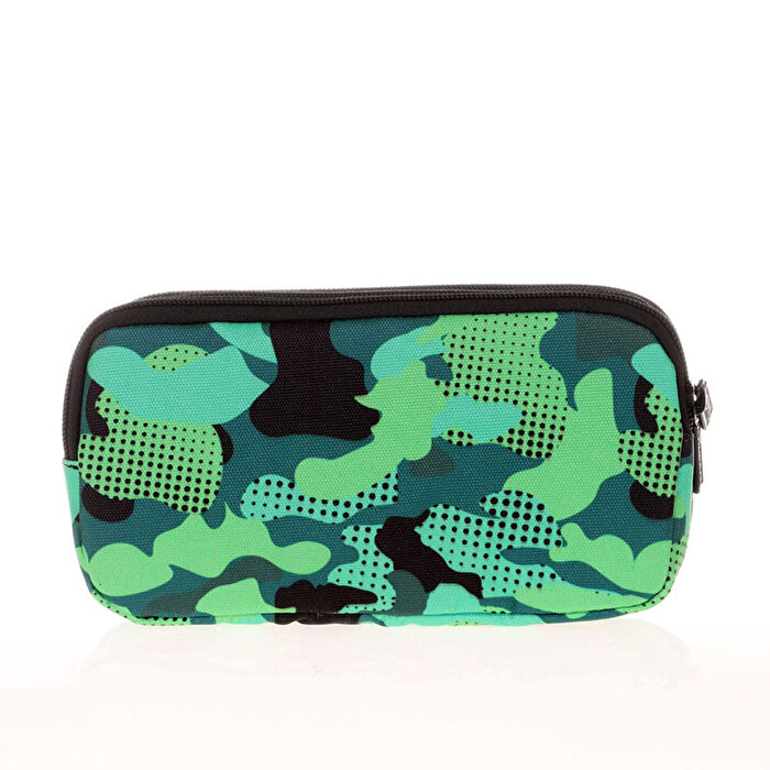 Kaukko Kids&Love 3 Bölmeli Square Dinosaur Kalem Çantası