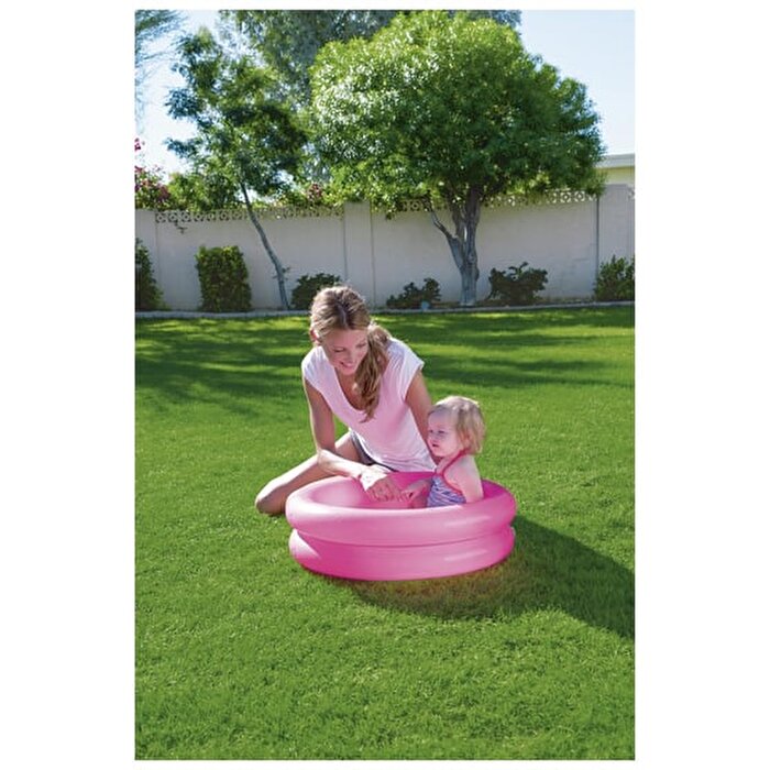 Yuvarlak Bebek Havuzu Pembe