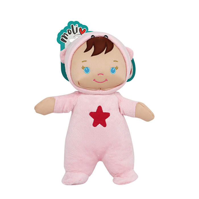 Moliv İlk Soft Bebeğim Bez Bebek Pembe