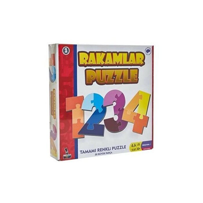Mr. Toys Puzzle 50 Parça Rakamlar Puzzle