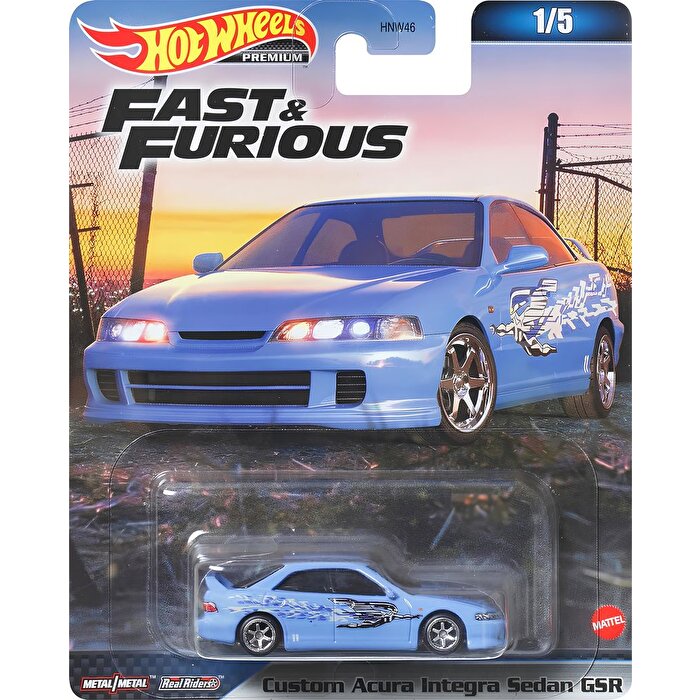 Hot Wheels Fast & Furious Premium Arabalar Custom Acura Integra Sedan GSR HKD27