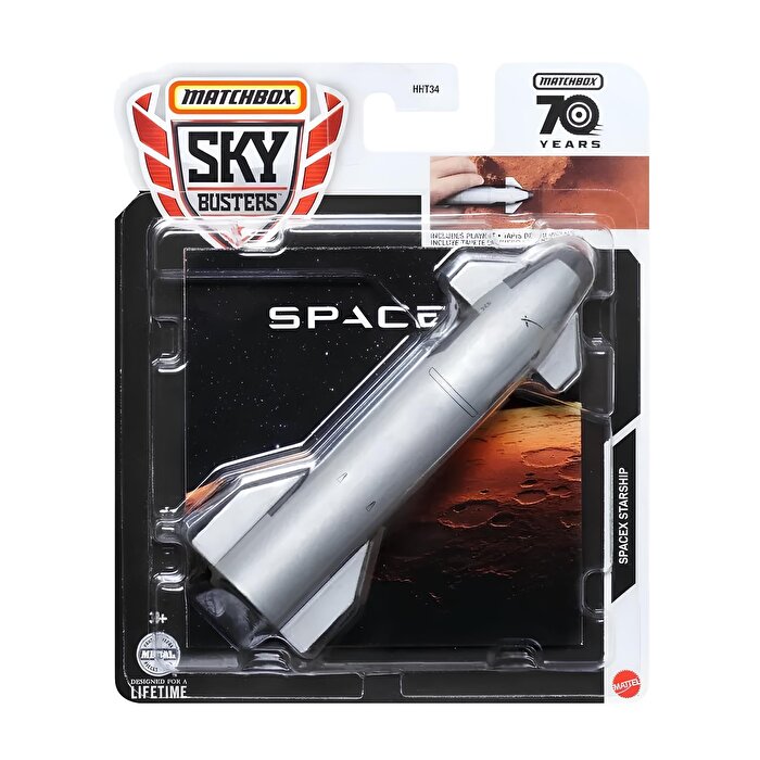 Matchbox Sky Busters Spacex Starship HVM51