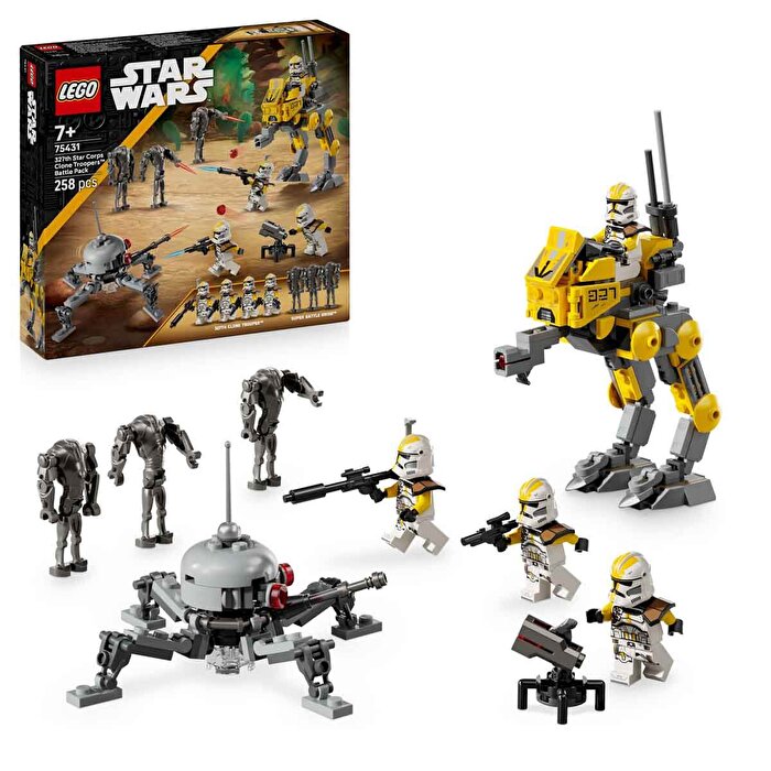 LEGO Star Wars 327. Star Corps Klon Trooper Savaş Paketi 75431