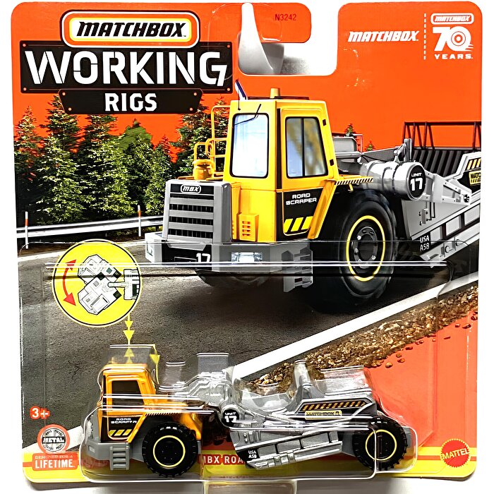 Matchbox İş Makinaları MBX Road Scraper HLM96