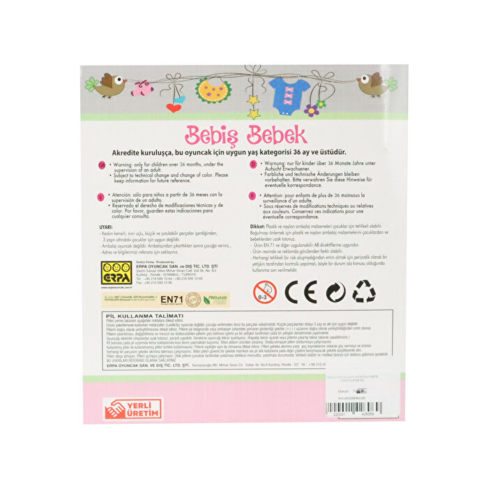 Altını Islatan Bebiş Kız Bebek ve Minik Arkadaşı