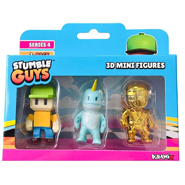 Stumble Guys 3'lü Mini Figür S4 Set 3