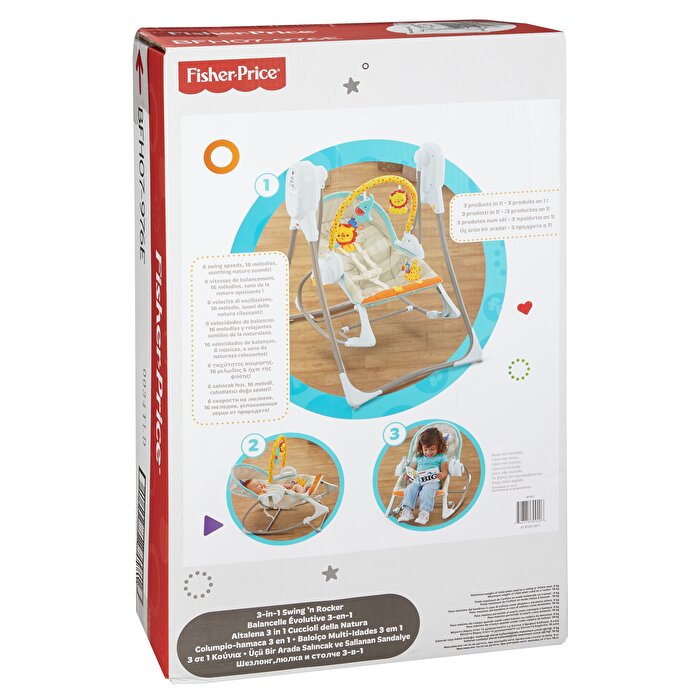 Fisher Price Üçü Bir Arada Salıncak BFH07