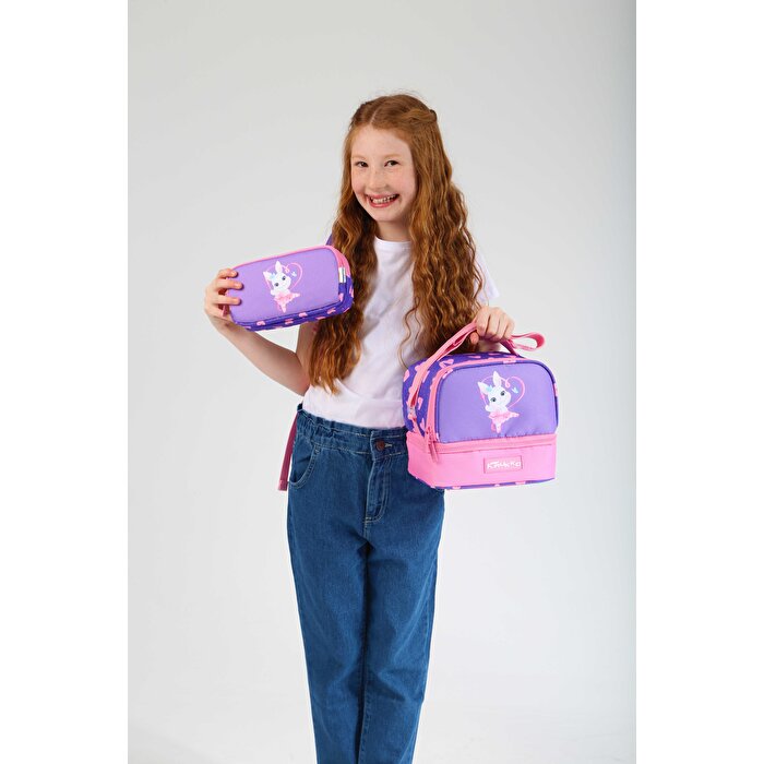 Kaukko Kids Sırt Çantası Cube Rabbit Mor Pembe
