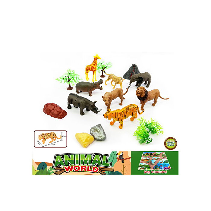 Kutulu Vahşi Yabani Hayvanları Seti