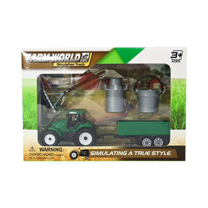 Çiftlik Dünyası Traktör Seti Yeşil