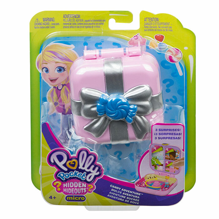 Polly Pocket Sürprizlerle Dolu Micro Oyun Setleri Şekerleme Temalı  GKV11