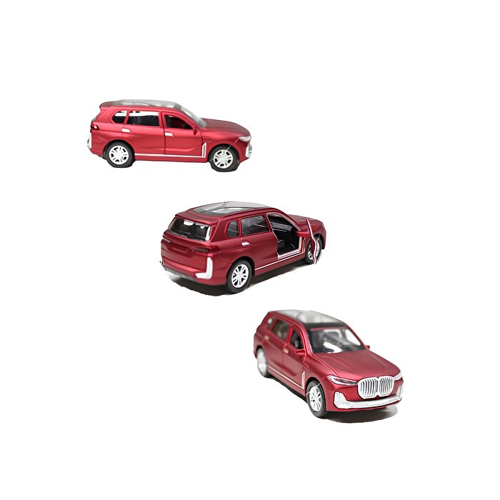 Sesli Işıklı Metal Çek Bırak Jeep Kırmızı