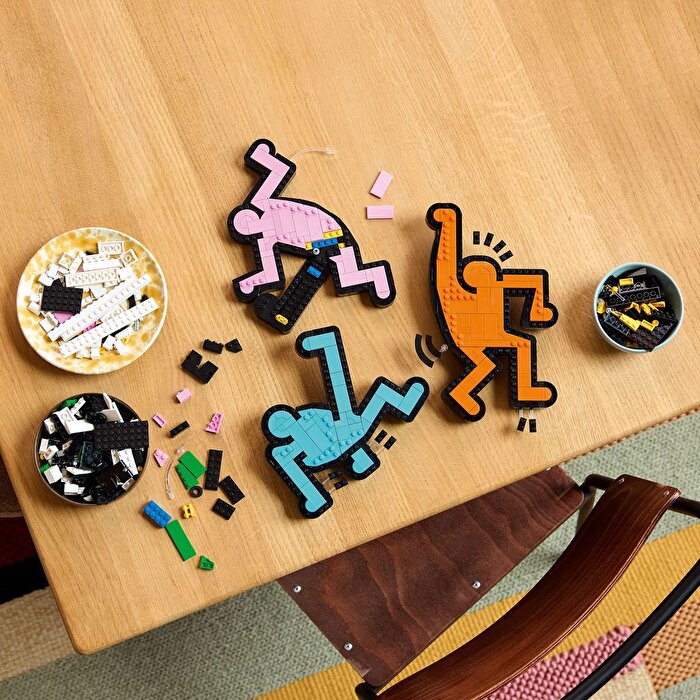 LEGO Art Keith Haring Dans Eden Figürler 31216