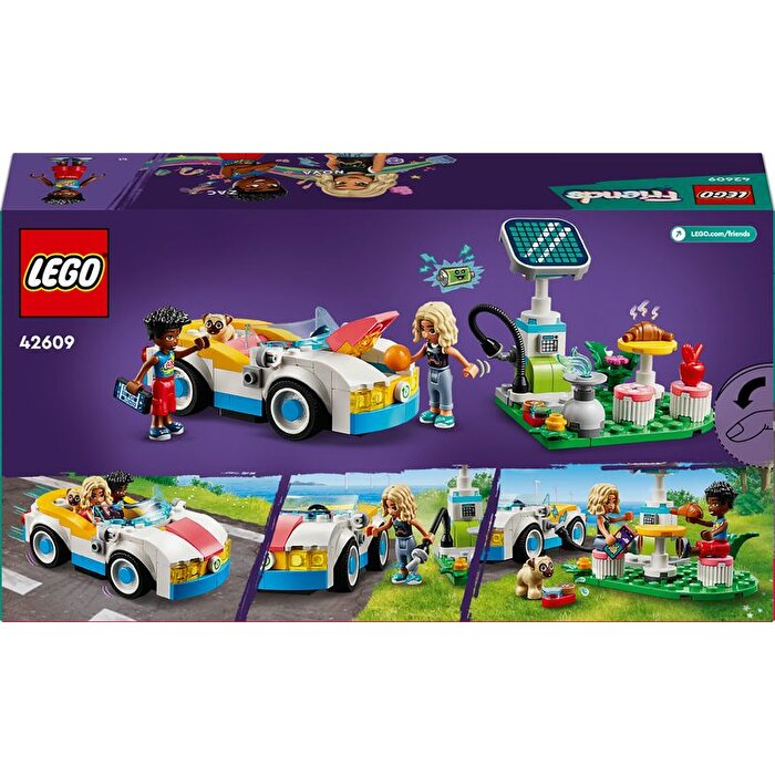 LEGO Friends Elektrikli Araba ve Şarj İstasyonu 42609
