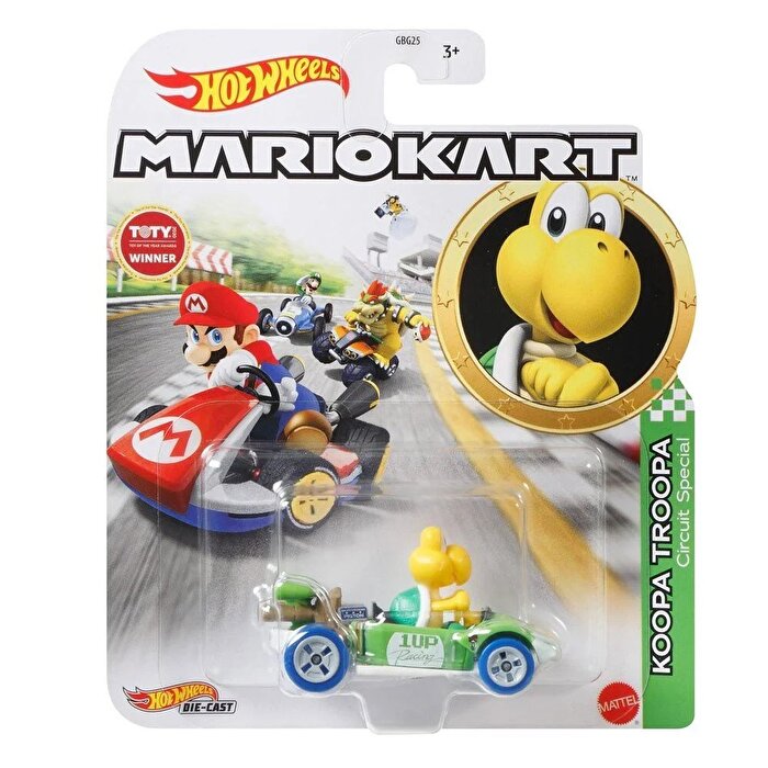 Hot Wheels Mario Kart Karakter Araçlar Koopa Troopa GGV85
