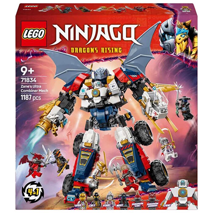 LEGO NINJAGO Zane’in Ultra Kombo Mech’i 71834