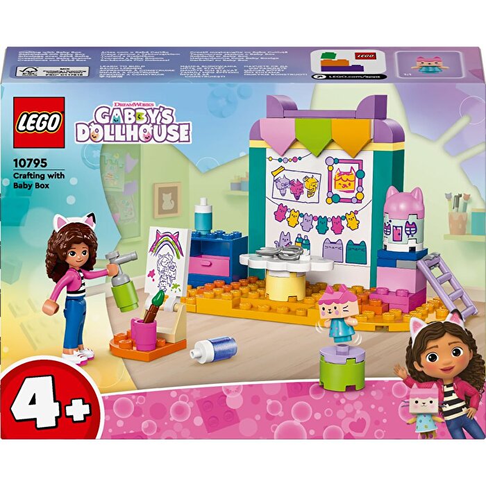 LEGO Gabby’s Dollhouse Karton Yavru Kedi ile El Sanatları 10795