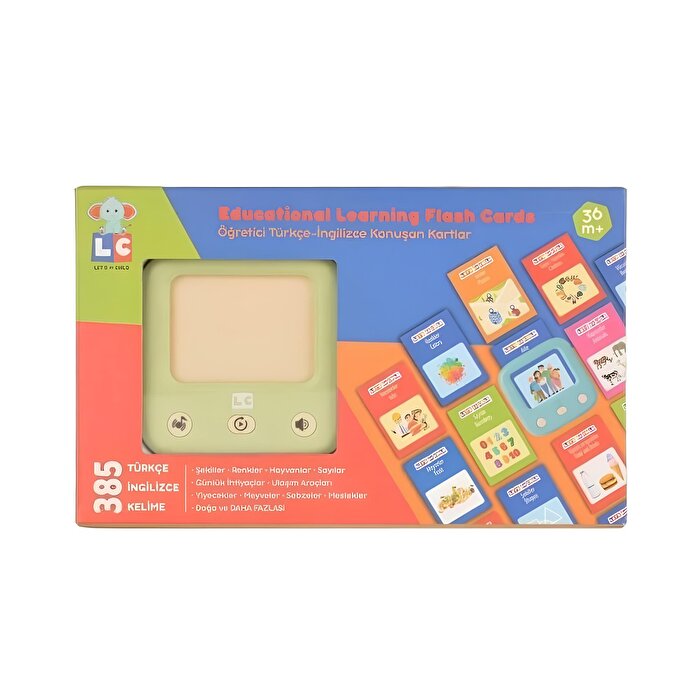 LC Öğreti̇ci̇ Türkçe ve İngi̇li̇zce Konuşan Kartlar Yeşi̇l