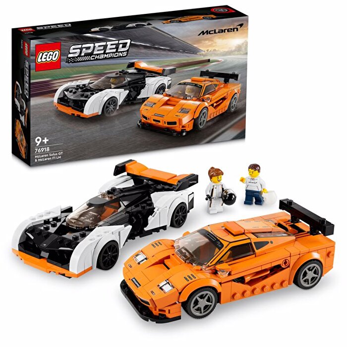 LEGO Speed Champions McLaren Solus GT ve McLaren F1 LM 76918