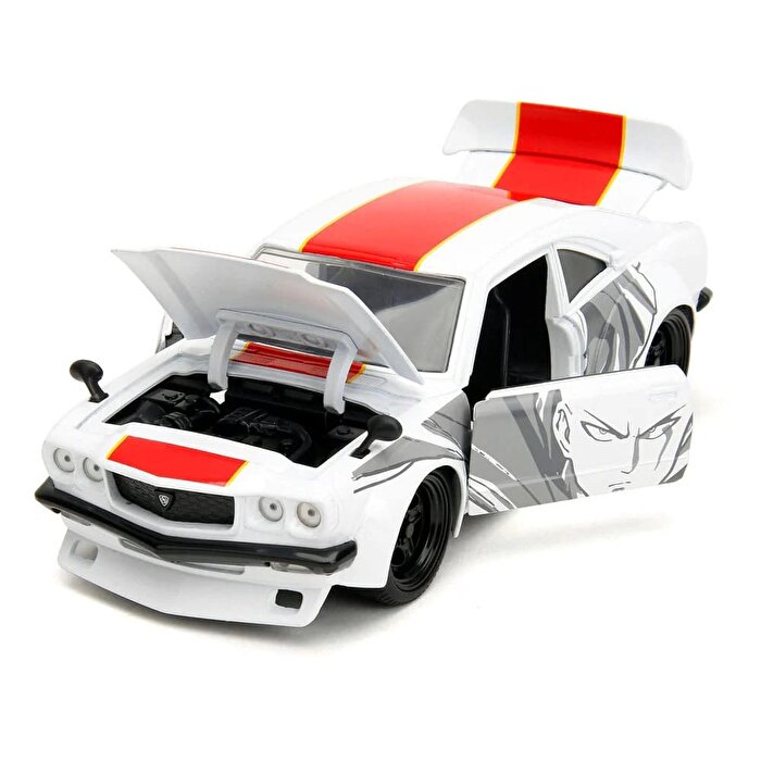 Jada One Punch Man 1:24 Die Cast 1974 Mazda RX-3 ve Saitama Figürü