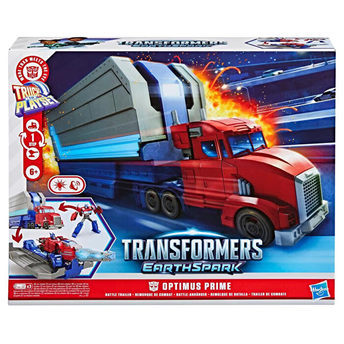 Transformers EarthSpark Optimus Prime Battle Oyun Seti