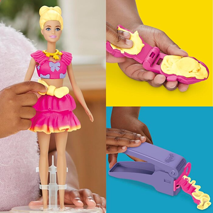 Play Doh Barbie Fırfırlar ve Fiyonklar seti G31566
